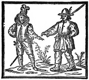 Ridebukser i fløjl og stofbukser, 1592, 1910 af Unbekannt