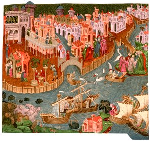 Venedig i 1338, 1892 af Unbekannt