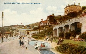 Ventnor, I.O.W - Childrens Pond, 1919. af Unbekannt