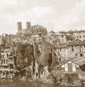 Verdun, Nordfrankrig, c1916-c1918 af Unbekannt