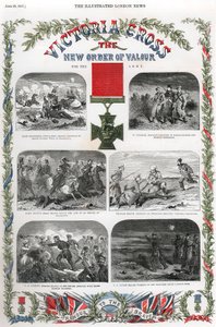 Victoria Cross, britisk pris for tapperhed, 1857 af Unbekannt