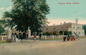 Victoria Hotel Ambala, c1900 af Unbekannt