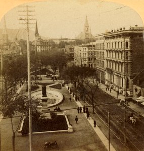 Victoria Square, Montreal, Canada, 1904. af Unbekannt