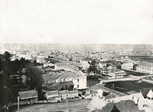 Udsigt fra Milton Road, Napier, New Zealand, 1895. af Unbekannt