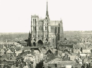 Udsigt fra klokketårnet, Amiens, Frankrig, 1895. af Unbekannt