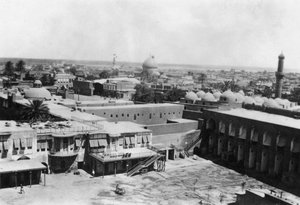 Udsigt over Bagdad fra et bloktårn, 31. britiske generelle hospital, Mesopotamien, WWI, 1918 af Unbekannt