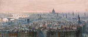 Udsigt over London af Unbekannt