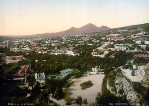 Udsigt over Pyatigorsk, Rusland, 1895 af Unbekannt