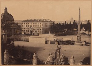 Udsigt over Rom, ca. 1860. af Unbekannt