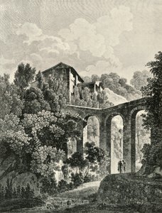 Udsigt over akvædukten, nær Alhambra, 1800-tallet, 1907. af Unbekannt