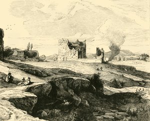 Udsigt over Campagna fra Via Appia, 1890. af Unbekannt