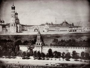 Udsigt over Kreml i Moskva, Rusland, c1870-c1875 af Unbekannt