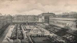 Udsigt over Palais-Royal i 1834, 1915 af Unbekannt