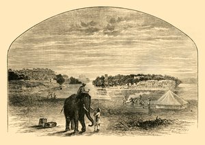 Udsigt over Indus, 1890. af Unbekannt