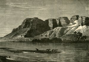 Udsigt over Nilen, 1890. af Unbekannt
