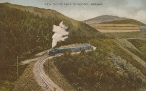 Udsigt over Vale of Rheidol Railway, begyndelsen af det 20. århundrede. af Unbekannt