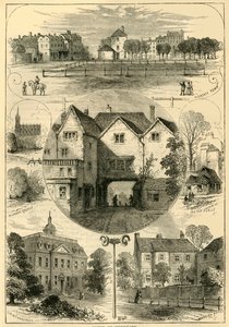 Udsigt i Highgate, c1876. af Unbekannt