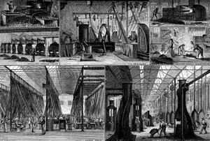 Udsigt i Royal Small Arms Factory, Enfield, c1880 af Unbekannt
