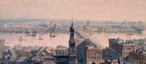 Udsigt over London af Unbekannt