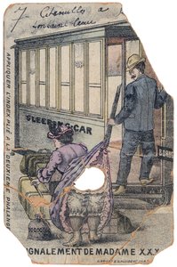 Vintage fransk postkort, c1900 af Unbekannt