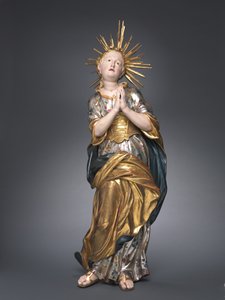 Jomfru Maria som barn, 1750-1775. af Unbekannt