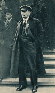 Vladimir Ilich Lenin, russisk bolsjevikleder, Moskva, Rusland, 1. maj, 1919 af Unbekannt