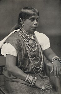 Fornem singalesiske kvinde fra Kandy, 1926 af Unbekannt
