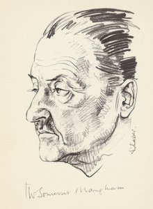 W Somerset Maugham, britisk forfatter, c1930