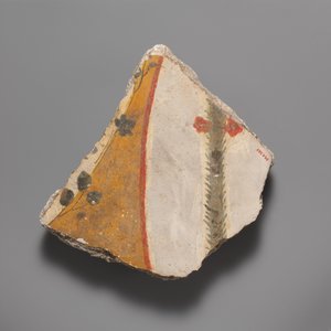 Vægmaleri fragment, 1. århundrede e.Kr. af Unbekannt