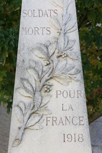 Kriegsdenkmal. Guerard, Frankreich