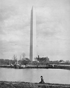 Washington Monument, Washington D.C., c1897. af Unbekannt
