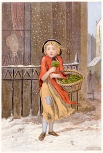 Brøndkarse sælger, c1880 af Unbekannt