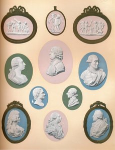 Wedgwood-portrætmedaljoner i besiddelse af Mr. Stoner & Evans, 1919 af Unbekannt