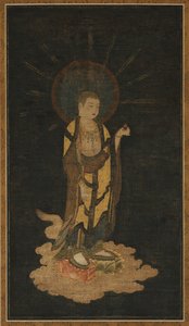 Indbydende afstamning af Jizo Bosatsu, 1200-tallet. af Unbekannt