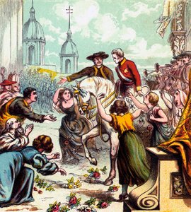 Wellington in Madrid, 1812 ca. 1850er Jahre von Unbekannt