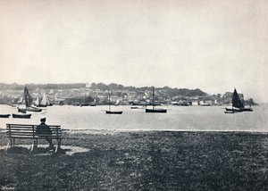 West Cowes - Udsigt fra East Cowes, 1895 af Unbekannt