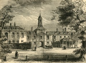 West Front of Kensington Palace, c1876. af Unbekannt