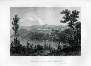 West Point Military School, New York, 1855 af Unbekannt