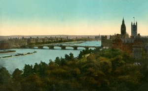 Westminster Bridge, London, c1910. af Unbekannt