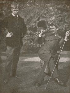 Whistler og Menpes, c1885, 1904. af Unbekannt
