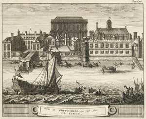 Whitehall, Westminster, London, 1707 af Unbekannt