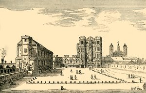 Whitehall omkring 1650, 1881. af Unbekannt
