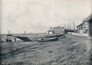 Whitstable - The West Beach, 1895 af Unbekannt