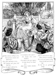 Hvem er Silvia, 1895 af Unbekannt