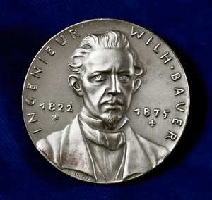 Wilhelm Bauer 1822-1875, tysk opfinder og pionerbygger af ubåde af Unbekannt
