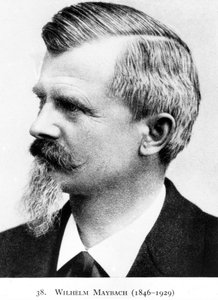 Wilhelm Maybach, tysk opfinder og bilkonstruktør, ca. 1900 af Unbekannt