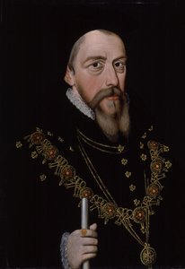William Cecil, 1. baron Burghley 1521-1598, efter 1572 af Unbekannt