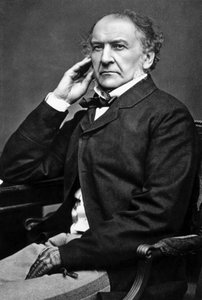 William Ewart Gladstone, britisk liberal statsmand, 1800-tallet af Unbekannt