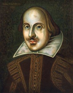 William Shakespeare, engelsk dramatiker, 1609 af Unbekannt