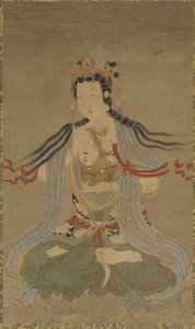 Pilegren Guanyin, Ming-dynastiet, 1600-tallet. af Unbekannt
